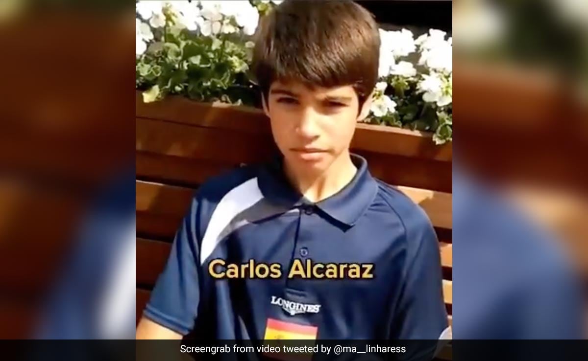 12-Year-Old Carlos Alcaraz Reveals Wimbledon Dream As Old Video Goes Viral. Watch