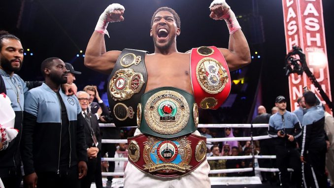 What are Anthony Joshua’s net worth and career earnings as the British heavyweight star is set to face Robert Helenius this weekend