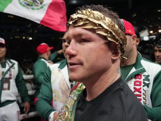 Canelo Alvarez rejects potential catchweight fight with welterweight champ Terence Crawford as Mexican icon prepares to defend his super-middleweight title vs. Jermell Charlo