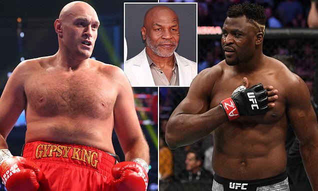 Former Heavyweight champion Mike Tyson weighs in on boxing bout between Tyson Fury and Francis Ngannou, and hints at an upset greater than his own loss to Buster Douglas