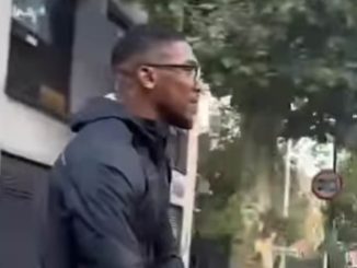 Anthony Joshua posts video of himself brazenly illegally riding on a £2,400 e-scooter through the streets of London