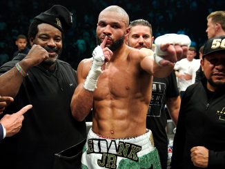Trilogy talk as Chris Eubank Jr takes sweet revenge on Liam Smith with 10th round stoppage win in dominant victory against his bitter rival in Manchester