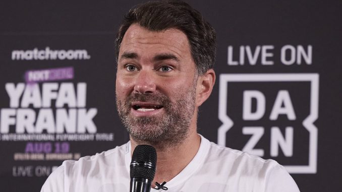 Eddie Hearn can’t see why Tyson Fury is turning Anthony Joshua down as he claims their tabling ‘massive money’ for their all-British bout!
