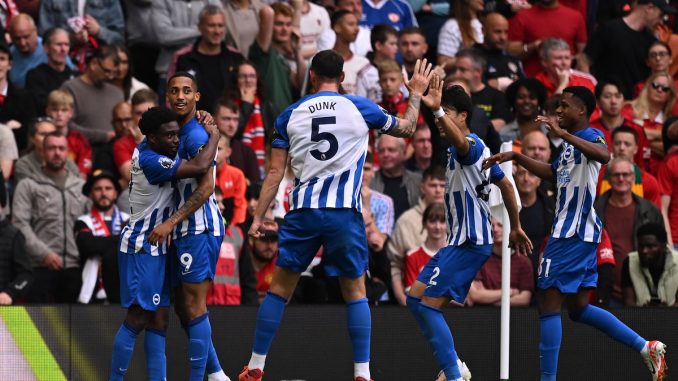 Brighton Thump Manchester United As Manchester City Strike Back