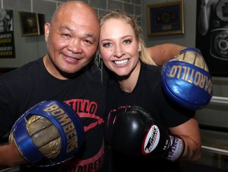 EXCLUSIVE: Ebanie Bridges revisits the Aussie gym where her career started – as her first trainer reveals the surprising origin of her nickname and the time she fought a male boxer
