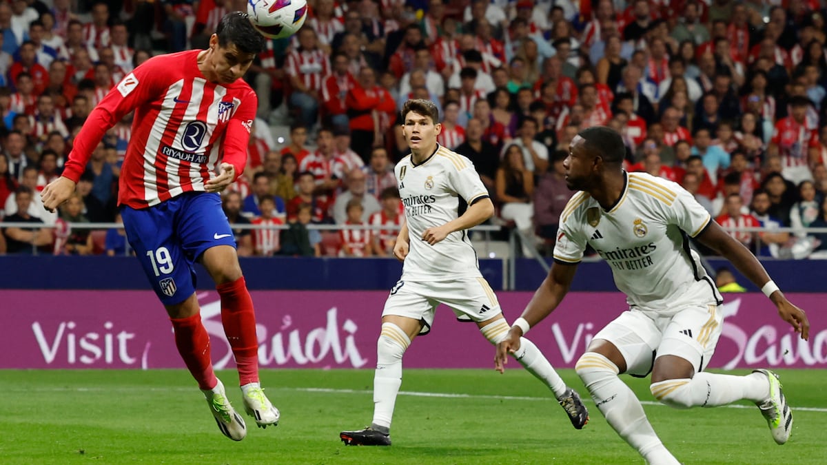 Alvaro Morata Brace Helps Atletico Madrid End Real Madrid Winning Streak