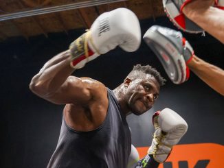 Francis Ngannou ‘will get smashed to bits’ against Tyson Fury, claims John Fury… as he mocks the former MMA star after his ‘disgrace’ of a public workout and insists he ‘won’t get out the first round’ if he fights like that