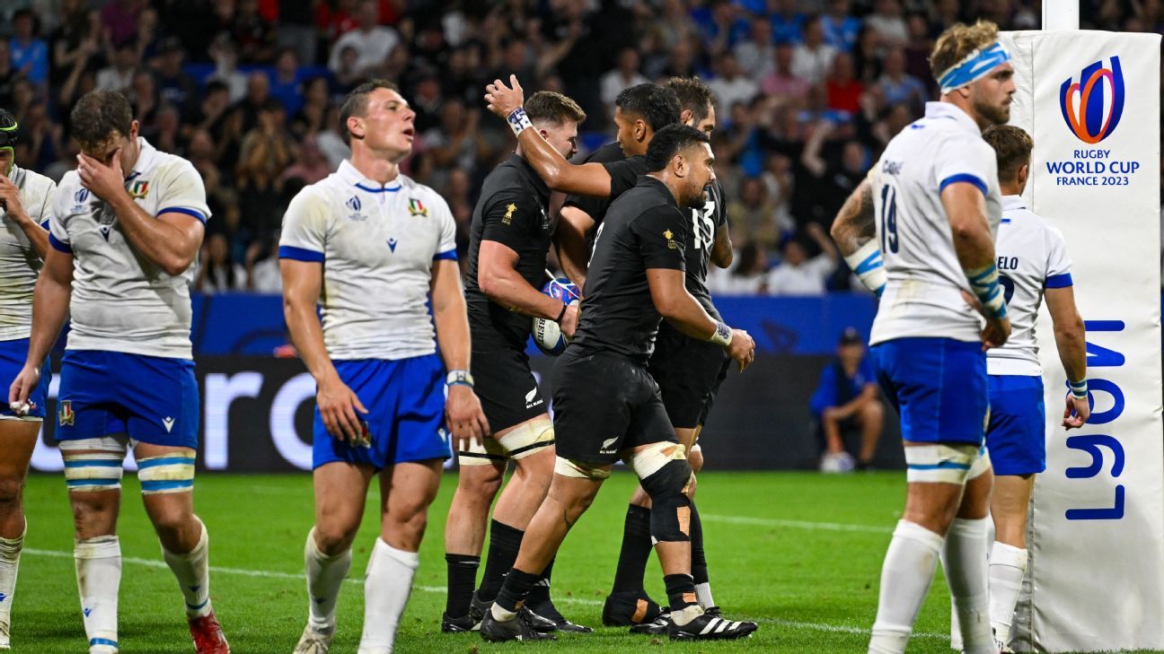 Rugby World Cup 2023: Magic All Blacks eviscerate Italy – but what purpose will it serve?