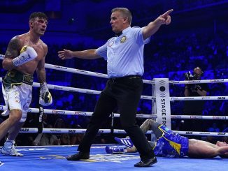Leigh Wood brutally KNOCKS OUT Josh Warrington in round seven to retain WBA featherweight world title to turn fight on its head and claim unlikely victory