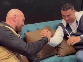 Tyson Fury tells Cristiano Ronaldo he’s ‘the greatest footballer that has ever lived’ – snubbing Lionel Messi