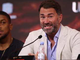 Anthony Joshua’s fight with Deontay Wilder was ‘SIGNED and going to be announced’ after Day of Reckoning clashes, confirms Eddie Hearn… but the Bronze Bomber’s ‘strange’ loss to Joseph Parker has ‘ruined plans’