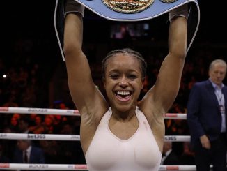 Natasha Jonas retains her IBF welterweight title after split decision victory over Mikaela Mayer before revealing this will likely be her last year in boxing