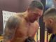 Oleksandr Usyk continues brutal training regime despite the postponement of his unification bout with Tyson Fury… as the Ukrainian shows he is preparing for the Gypsy King’s body shots in May