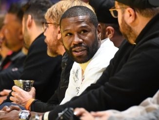 Floyd Mayweather reveals eye-watering EIGHT-FIGURE tax bill despite only fighting once in 2023… as the boxing legend splashes ‘light million and change’ to watch the Super Bowl in Las Vegas with 34 people