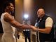 John Fury backs Anthony Joshua to become a three-time heavyweight champion after sharing a warm embrace with his son’s rival ahead of his Saudi showdown with Francis Ngannou