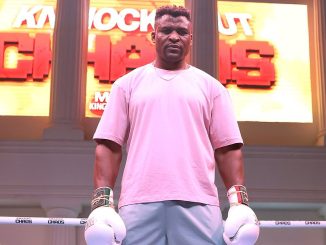 Francis Ngannou’s coach believes ‘lightning will strike twice’ as his fighter will ‘shock the world’ in fight with Anthony Joshua… but admits that AJ is a ‘more dangerous opponent’ than Tyson Fury