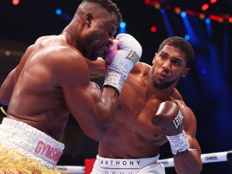 ‘That right hand was coming all night!’ Fans notice Anthony Joshua warming up with the same shot that floored Francis Ngannou in just two rounds as praise piles in for AJ
