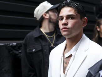 Ryan Garcia showcases his return to training after a bizarre Twitter tirade that led to fears around the troubled boxer’s mental health… as he prepares to face Devin Haney next month