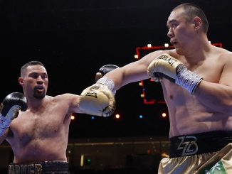 Joseph Parker defeats Zhilei Zhang via majority decision and WINS the WBO interim heavyweight title – despite being knocked down twice in ‘Knockout Chaos’ co-main event