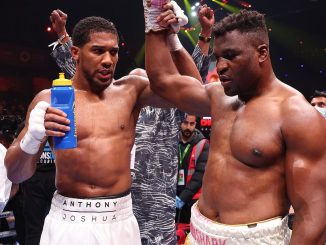 Anthony Joshua tells Francis Ngannou to ‘continue in boxing’ despite his BRUTAL knockout and jokes he could beat the ex-UFC star in the octagon next