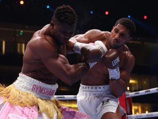 Slow motion footage of Anthony Joshua’s brutal knockout on Francis Ngannou emerges as fans claim that Tyson Fury ‘doesn’t stand a chance’