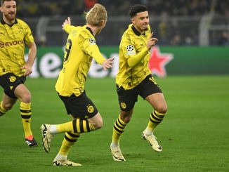 Jadon Sancho Helps Borussia Dortmund Beat PSV, Into Champions League Quarters