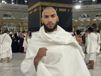 Mail Sport joins Hamzah Sheeraz on pilgrimage in Mecca for Ramadan, as the rising star opens up on his sense of ‘responsibility’ as a Muslim boxer, why he never thinks about losing and his world title ambitions