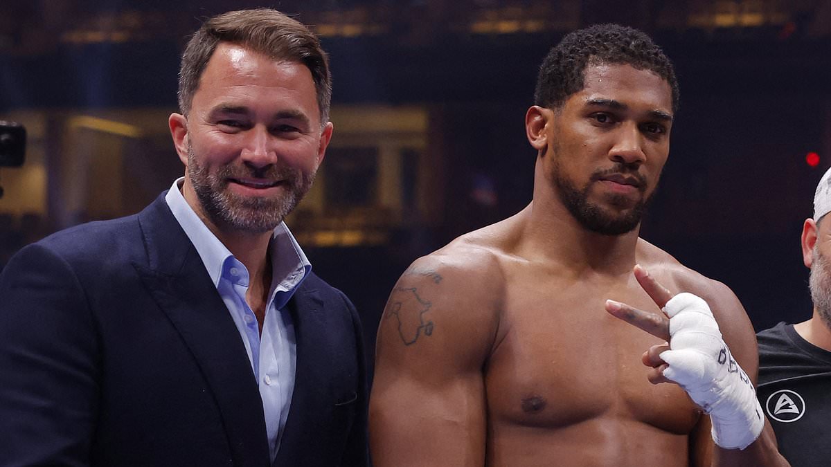 Eddie Hearn insists Anthony Joshua will fight Tyson Fury ‘THIS YEAR’… but claims the Gypsy King ‘only cares about the money’