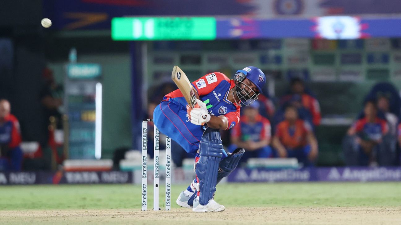 Rishabh Pant flexes his knees and waist in his most fluent IPL 2024 knock